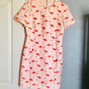 kate spade flamingo sheath dress